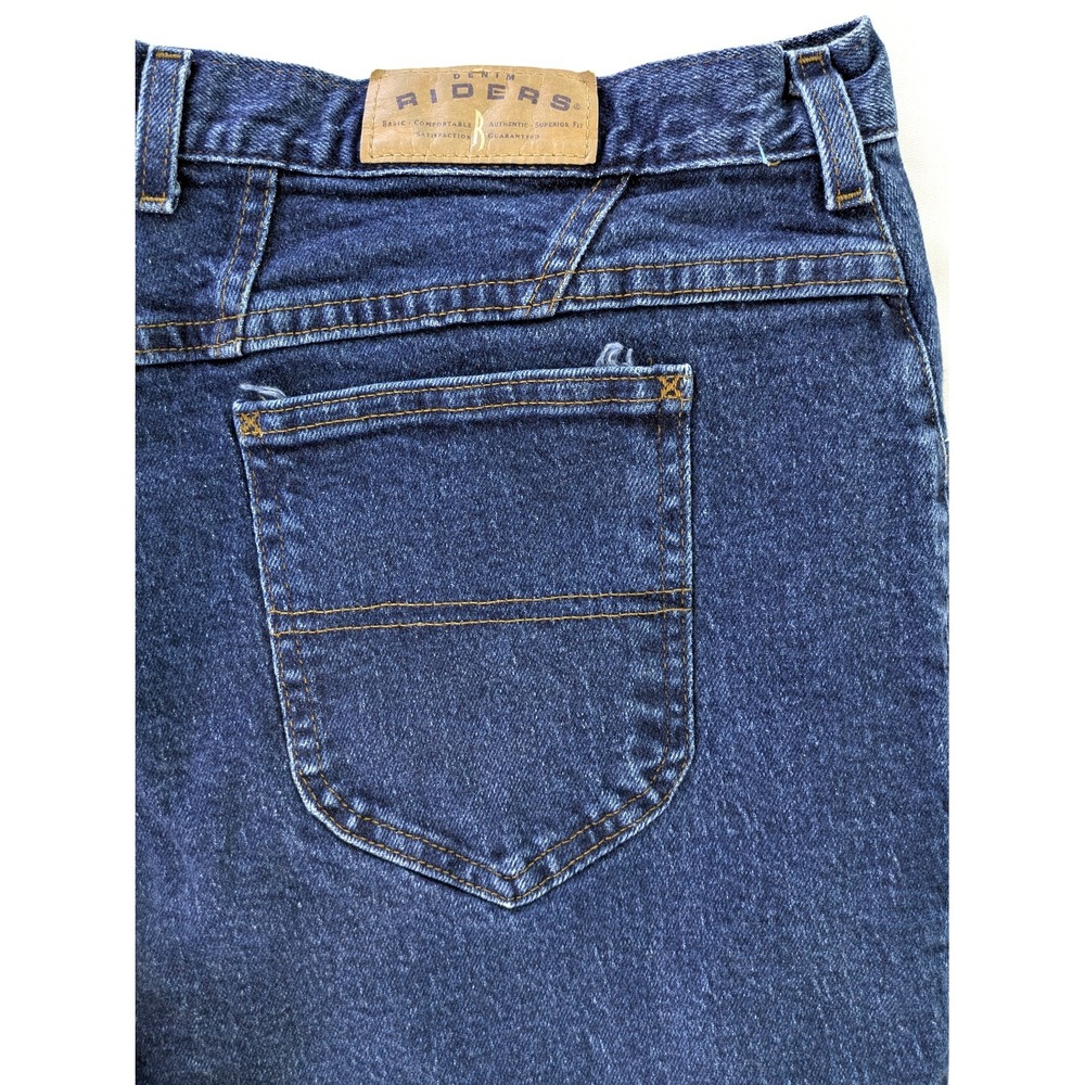 Denim Riders by Lee High Waisted Straight Leg Jeans Dark Wash 20W P F042-047